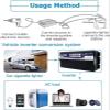 Pure Sine Wave Inverter 3500W/5000W/6000W/8000W/10000W/12000W Solar Power Inverter 12V 24V 48V 60V 72V DC to 110V 120V 220V 230V 240V AC Car Voltage Converter Transformer for Home RV Truck Camping(600 view 4