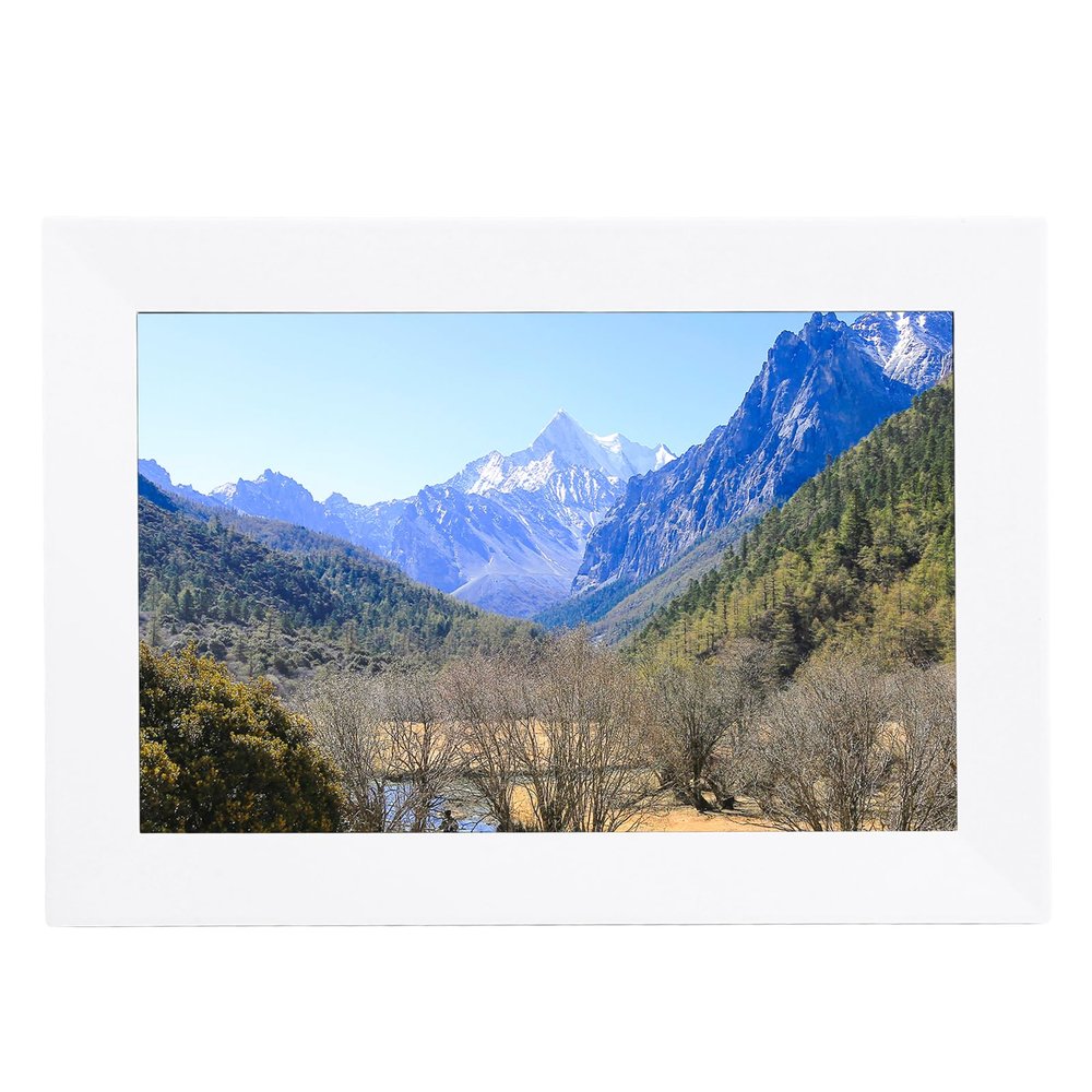 10.1 Inch Digital Photo Frame, Digital Picture Frame HD Touch Screen Smart Cloud Photo Frame with Type C 3.5mm Port, Max 32Gb Expandable (US Plug)
