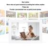 10.1 Inch Digital Photo Frame, Digital Picture Frame HD Touch Screen Smart Cloud Photo Frame with Type C 3.5mm Port, Max 32Gb Expandable (US Plug) view 4