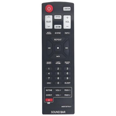 AKB73575421 Replacement Remote for LG Soundbar NB4530B NB4530A NB4540 NB4542 NB4543 NB5540A NBN36 LAP440W NB4530B NB3532A NB3530A NB3531A NB3520A2 NB3520ANB NB3530ANB NB4532B
