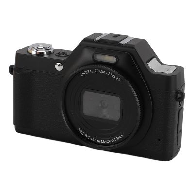 20x Zoom 4K 58MP HD Auto Focus Digital Camera with LCD Display External Mic and Tripod Support for People Looping Video Slow Motion and Live Streaming (Black)