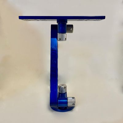Balzout Blue Powder Coated 12" Round Base Aluminum Mount Fits Lowrance/RayMarine/Simrad LRM-RB12-BU