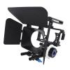 Akozon Aluminum Alloy Camera Cage Kit with Follow Focus Matte Box for A6300 Camera view 2