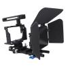 Akozon Aluminum Alloy Camera Cage Kit with Follow Focus Matte Box for A6300 Camera view 4