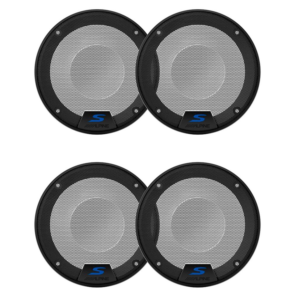 Alpine (2 KTE-S50G 5.25" S-Series Speaker Grill Bundle