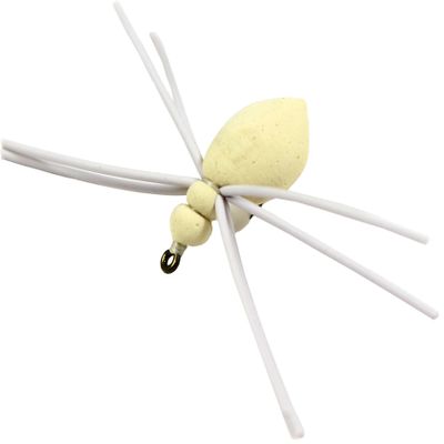 K&E STOPPER LURES Floating Spider/Size 12 / White 3PK