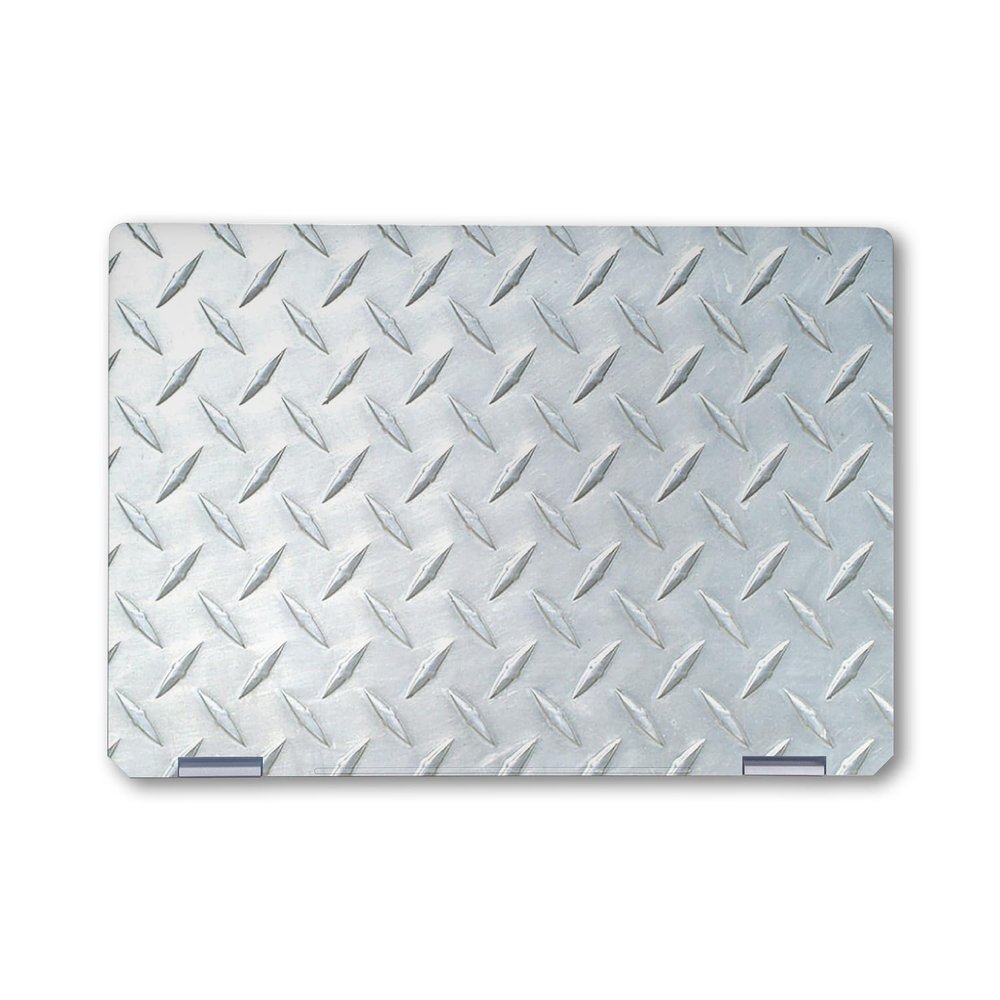 Laptop Skin Compatible with HP Spectre x360 14" (2024) - Diamond Plate - Premium 3M Vinyl Protective Wrap Decal Cover - Easy to Apply | Crafted in The USA by MightySkins