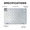 Laptop Skin Compatible with HP Spectre x360 14" (2024) - Diamond Plate - Premium 3M Vinyl Protective Wrap Decal Cover - Easy to Apply | Crafted in The USA by MightySkins view 4