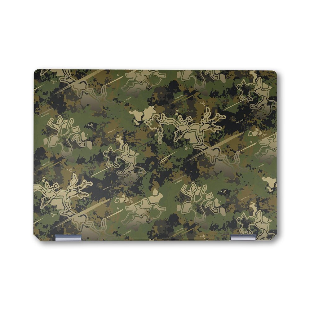 Laptop Skin Compatible with HP Spectre x360 14" (2024) - Viper Woodland - Premium 3M Vinyl Protective Wrap Decal Cover - Easy to Apply | Crafted in The USA by MightySkins