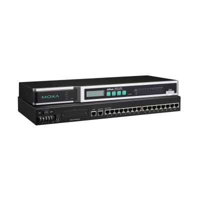 MOXA NPORT 6610-16 Serial to ETHERNET Device Server | 16 Ports RS-232 Secure Device Server, 100V~240VAC