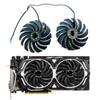 AYYDXRK Compatible with RX590 580 570 Armor OC Graphics Card Replacement Fan PLD10010S12HH(Double Ball Fan) view 2