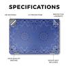 Laptop Skin Compatible with HP Spectre x360 14" (2024) - Blue Bandana - Premium 3M Vinyl Protective Wrap Decal Cover - Easy to Apply | Crafted in The USA by MightySkins view 4