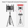 TV Tripod Stand Height Adjustable Portable, Suitable for 32-50 Inch Screens with 90  Horizontal and Vertical Screen Switching view 4