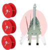 WLCGYD Folding Wire Spool Rack, Portable Cable Caddy/Spool Dispenser Bulk Cable Holder & Load Capacity 220 Lbs, Multiple Axle Cable Caddy for Factory Workplace(L-50cm (19 2/3 inch)) view 1