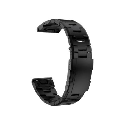 26mm 22mm QuickFit Titanium Strap Bracelet Fit For Garmin Fenix E 8 47mm 51mm 7 7X Pro 6 6X 5X Plus/Epix Pro/MARQ/TACTIX Watch Band(Black 2,QuickFit 22mm)