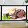 LIVCHLOE Portable 40'' 50'' 60'' Projector Screen Pull Down Projector Screen Retractable Ceiling Wall Mount Screen for Home Theater Meeting Room Indoor Outdoor, Easy to Roll Up(Black,40inch4:3) view 1