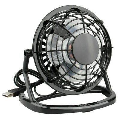 CHICHIYANG Portable Mini Fan with USB Port, Free Angle Adjustable Stand and Multiple Connections, Cooling Fan