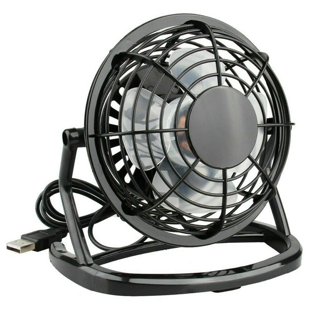 CHICHIYANG Portable Mini Fan with USB Port, Free Angle Adjustable Stand and Multiple Connections, Cooling Fan