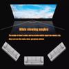 LIVCHLOE Portable 40'' 50'' 60'' Projector Screen Pull Down Projector Screen Retractable Ceiling Wall Mount Screen for Home Theater Meeting Room Indoor Outdoor, Easy to Roll Up(White,40inch16:9) view 3