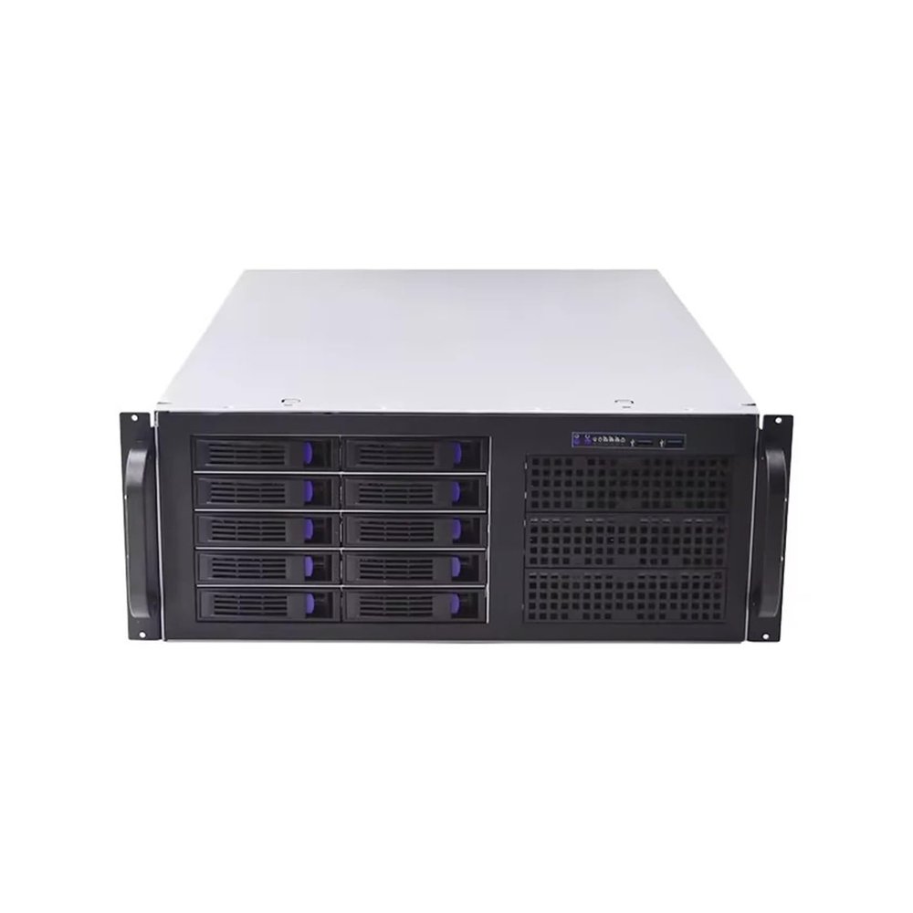 Boartechs Density 10 Bays Harddisk Storage Server Hot Swap 4U Server Chassis Supporting 12 * 13 Motherboard