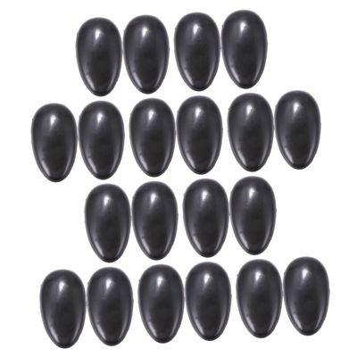 20pcs Hair Dye Earmuffs Black Plastic Ear Cover for Ears