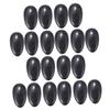 20pcs Hair Dye Earmuffs Black Plastic Ear Cover for Ears view 1