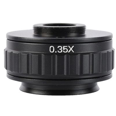 Microscope 1X 0.35X 0.5X C Mount Lens Adapter Trinocular Stereo Microscope(0.35x)