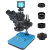 LIUZHENZHEN 1080P 48MP 2K 4K HDMI USB VGA Video Camera 50X 100X Simul Focal Stereo Trinocular Microscope Set for Phone Soldering PCB Repair(13MP USB HDMI) view 2