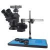 LIUZHENZHEN 48MP 2K 60FPS HDMI USB Video Camera Industrial Lab Simul Focal Magnification Continuous Zoom 7X 50X Stereo Trinocular Microscope(3.5X-100X) view 2