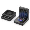 FIDECO M.2 NVMe Cloner and Data Eraser, 4-Bay SSD Cloner Dock with Foldable Cooling Fan, 40Gbps (4X 10Gbps, 2X 20Gbps) NVMe Duplicator, Support Offline Clone and Offline Data Eraser, Protect Privacy view 1