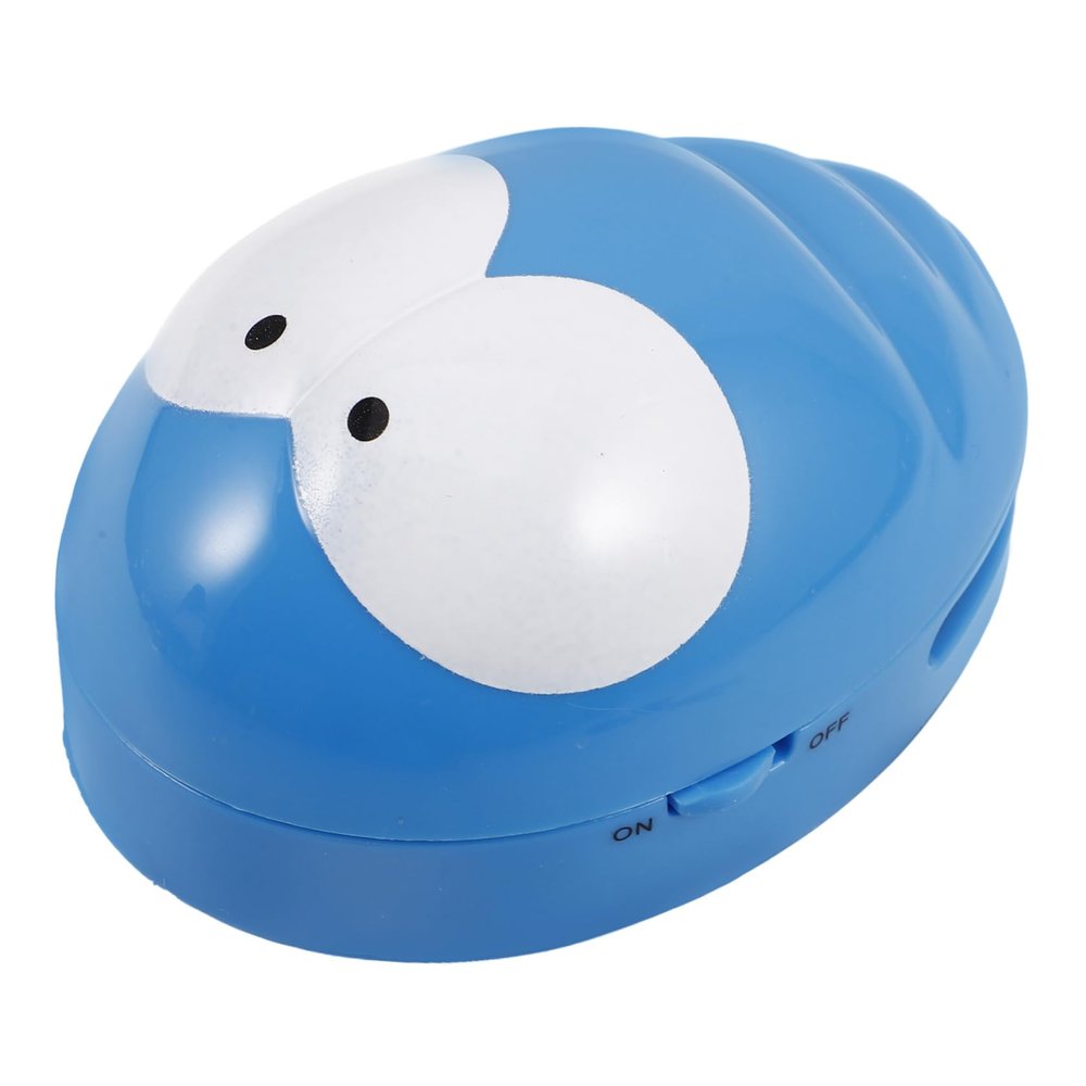STOBAZA Cute Cartoon Mini Desktop Vacuum Cleaner Portable Handheld Cordless Sweeper for Dust and Crumbs for Keyboard Desk and Car Cleaning