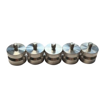 ZHANGGH 5PCS Adapter 5/8" x 11 Female Thread Mini Prism Adapter 1/4 Male Thread to 5/8x11 Female Thread