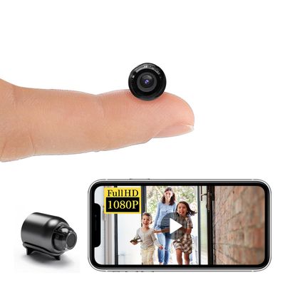 Free 64G Smallest Wireless WiFi IP Camera,HD1080P Spy Camera,Mini Camrea with Video Recording Live Feed,Baby Monitor with Night Vision,Motion Detection,Cloud Storage for Security with iOS/Android