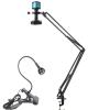 LIUZHENZHEN 48MP 4K 60FPS HDMI USB Industrial Video Microscope Digital Microscope Camera 130X Zoom C Mount Lens for Phone Repair Soldering(B Stand) view 3