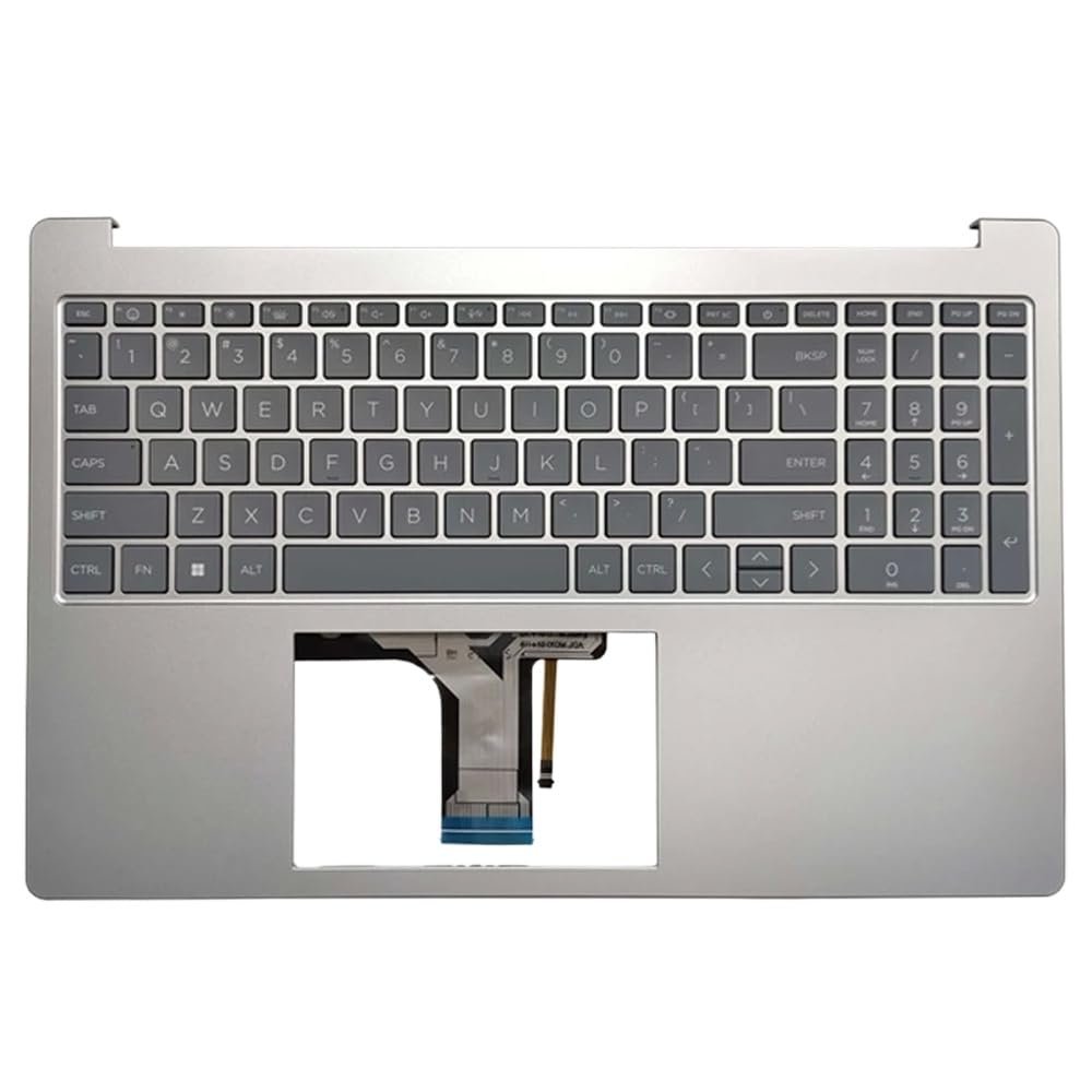 15-FD 15T-FD 15-FC 15Z-FC Compatible with US Keyboard Laptop Palmrest Upper Cover Case Backlit N36753-001
