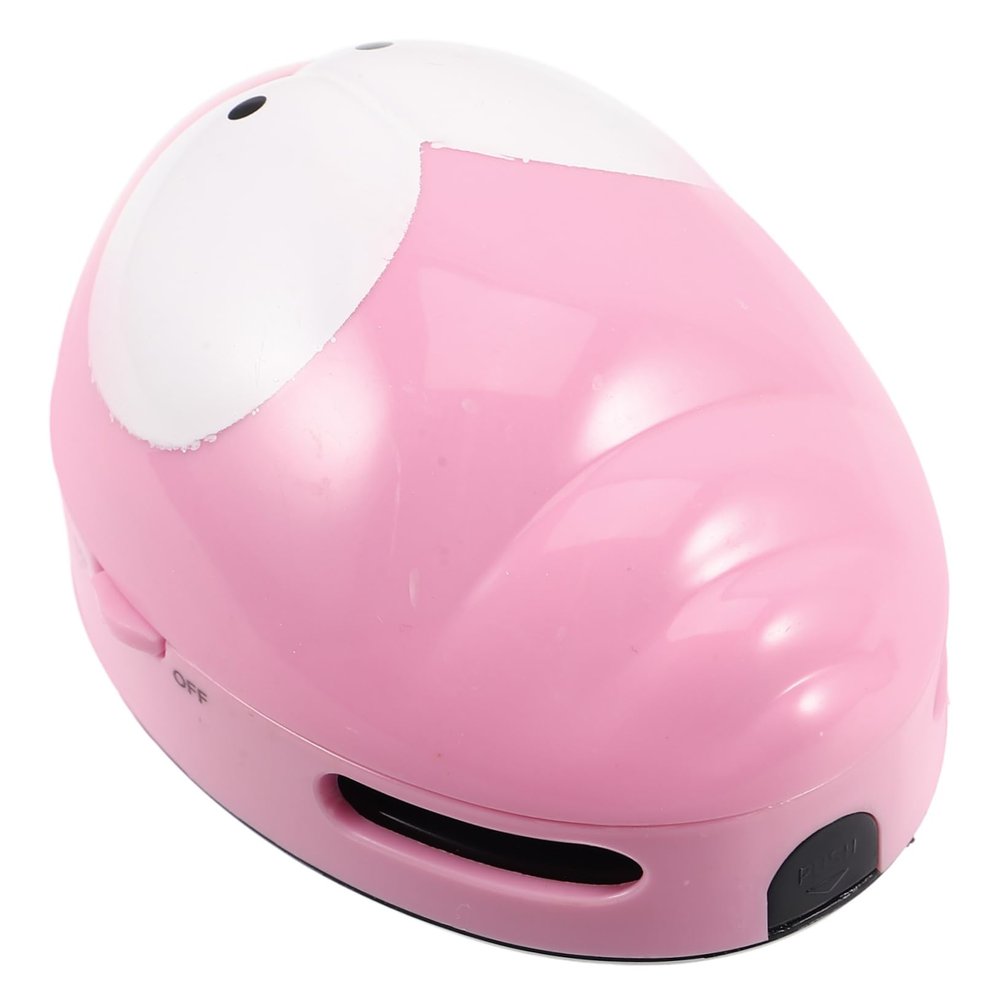 CIYODO Mini Desktop Vacuum Cleaner Pet Hair Suction Handheld for Desk Table Pink