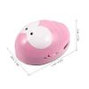 CIYODO Mini Desktop Vacuum Cleaner Pet Hair Suction Handheld for Desk Table Pink view 2