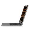 pekarejue Wireless Keyboard Case for 2025 iPad Air 13-inch (M3-M2) & iPad Pro 13 inch M4 2024, iPad Pro 12.9-inch (6th-3rd Gen): Rotatable Pencil Holder Multi-Touch Trackpad RGB Backlit Gray view 3