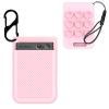 NOUKAJU Case for PLAUD Note AI Voice Recorder, Silicone Protective Cover with Carabiner and Lanyard,Drop-Proof,Silicone Suction Cup Portable Protective Case for PLAUD Note Voice Recorder(Pink) view 1