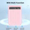NOUKAJU Case for PLAUD Note AI Voice Recorder, Silicone Protective Cover with Carabiner and Lanyard,Drop-Proof,Silicone Suction Cup Portable Protective Case for PLAUD Note Voice Recorder(Pink) view 2