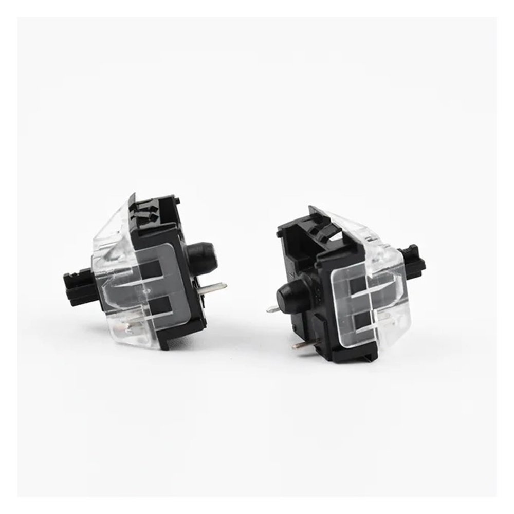 10PCS Mechanical Keyboard Switch SMD with Brown/Red/Blue/Black Keystem, with Pins BJXKHFPIV(Black keystem)