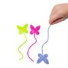 Fun Express Assorted Glow-in-The-Dark Vinyl Sticky Butterflies On String - (2" X 8") 24 Pcs. - Decorative Decals for Kids Rooms, Birthday Parties, and Craft Projects view 2