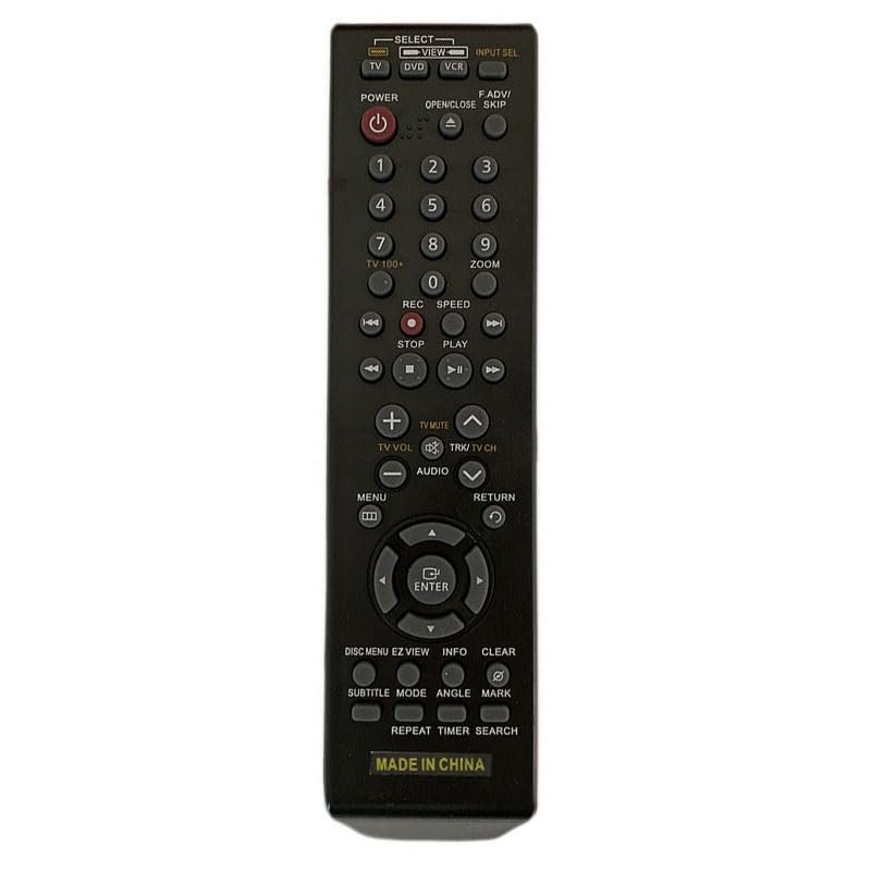 General Replacement Remote Control Fit for Samsung AK59-00012H AK59-00034H AK59-00062A AK59-00053A AK59-00084A AK59-00080B AK59-00051B AK59-00051A VHS Combo DVD Player