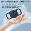 2pack Case for Tile by Life360 Sticker(2024),NOUKAJU Silicone Protective Cover(with Carabiner + Lanyard) Drop-Proof,Protective Case for Tile Sticker 2024 Small Bluetooth Tracker(Blue) view 4