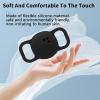 2pack Case for Tile by Life360 Sticker(2024),NOUKAJU Silicone Protective Cover(with Carabiner + Lanyard) Drop-Proof,Protective Case for Tile Sticker 2024 Small Bluetooth Tracker(Black) view 4