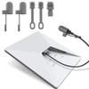 Axonus for Starlink Mini Silicone Cable Caps Set, 2*Cable Ends Caps,1*Plug for Power Supply, 2 *Plugs for Mini Output Port, Dustproof Waterproof Accessories for Starlink Mini, Set of 5, Gray view 1