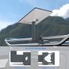 Gen 2 Pipe Short Ladder Mount, RV Roof Mount, V2 Wall Mounting Internet Kit Satellite Pivot Pole Clamp Bracket for High Performance Dish view 2