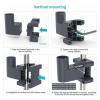 Gen 2 Pipe Short Ladder Mount, RV Roof Mount, V2 Wall Mounting Internet Kit Satellite Pivot Pole Clamp Bracket for High Performance Dish view 3