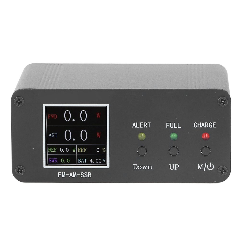 SWR Meter 120W 1.854Mhz 240x240 Color Screen FM AM SSB Power Tester Tool with Alarm