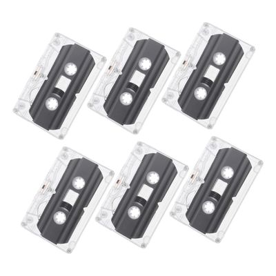 SECFOU Recordable Cassette Tapes 6 Min Blank Audio Tapes Recording Blank Cassette for Birthday Party